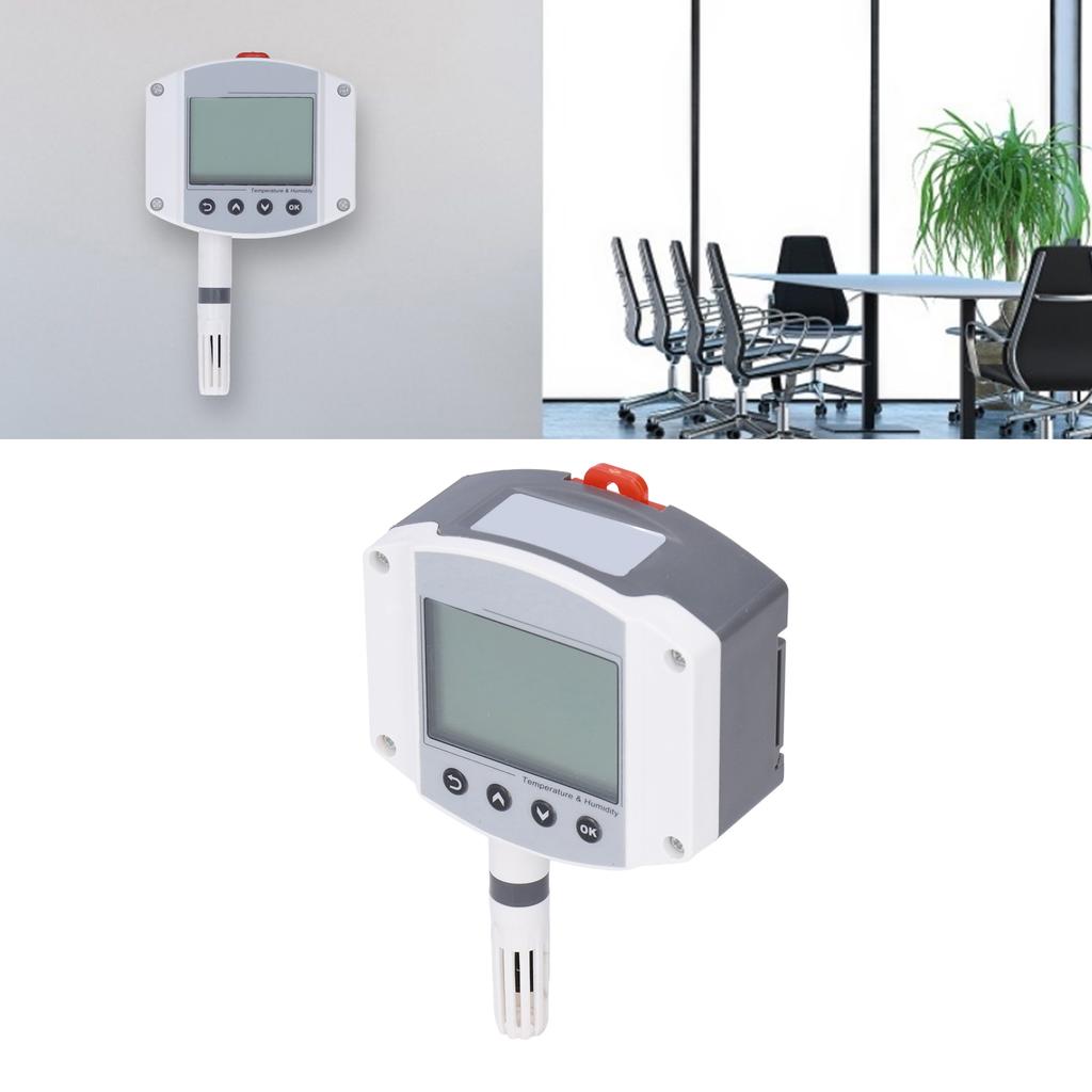 485 Temperature Humidity Transmitter High Accuracy Temperature Humidity Sensor with LCD Display 10~30V Temperature Sensor
