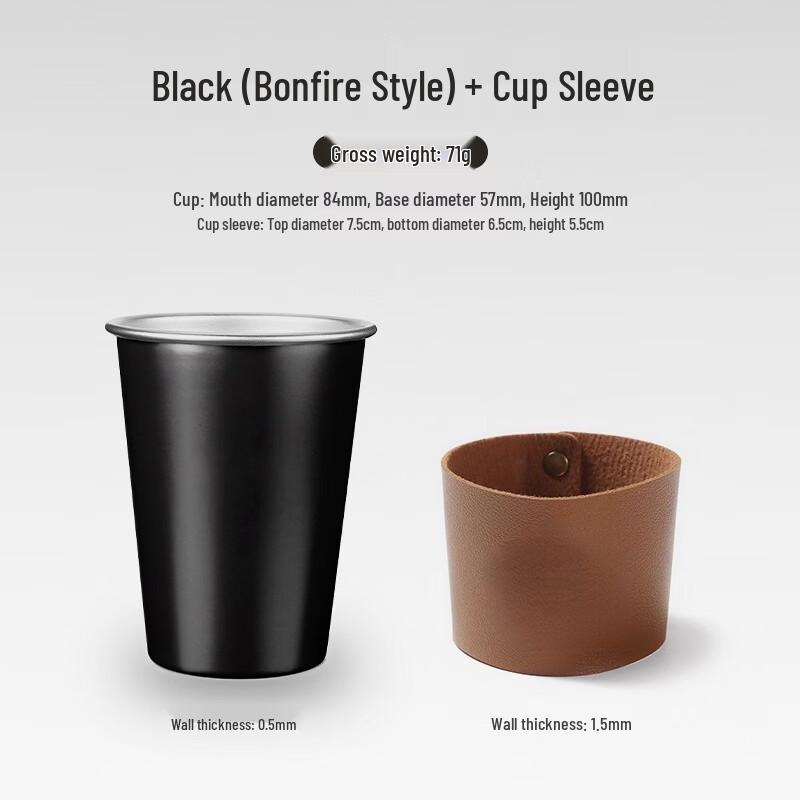 Gongziyu Outdoor 350ml Stainless Steel Cup