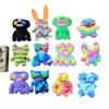 Ugly Cute Monster Plush Toy Funny Teeth Doll Creative Keychain Pendant Desktop Ornament Gift