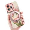 Applicable To iPhone16promax Mobile Phone Case MagSafe Magnetic Suction New Apple 15plus Silicone Bracket Case