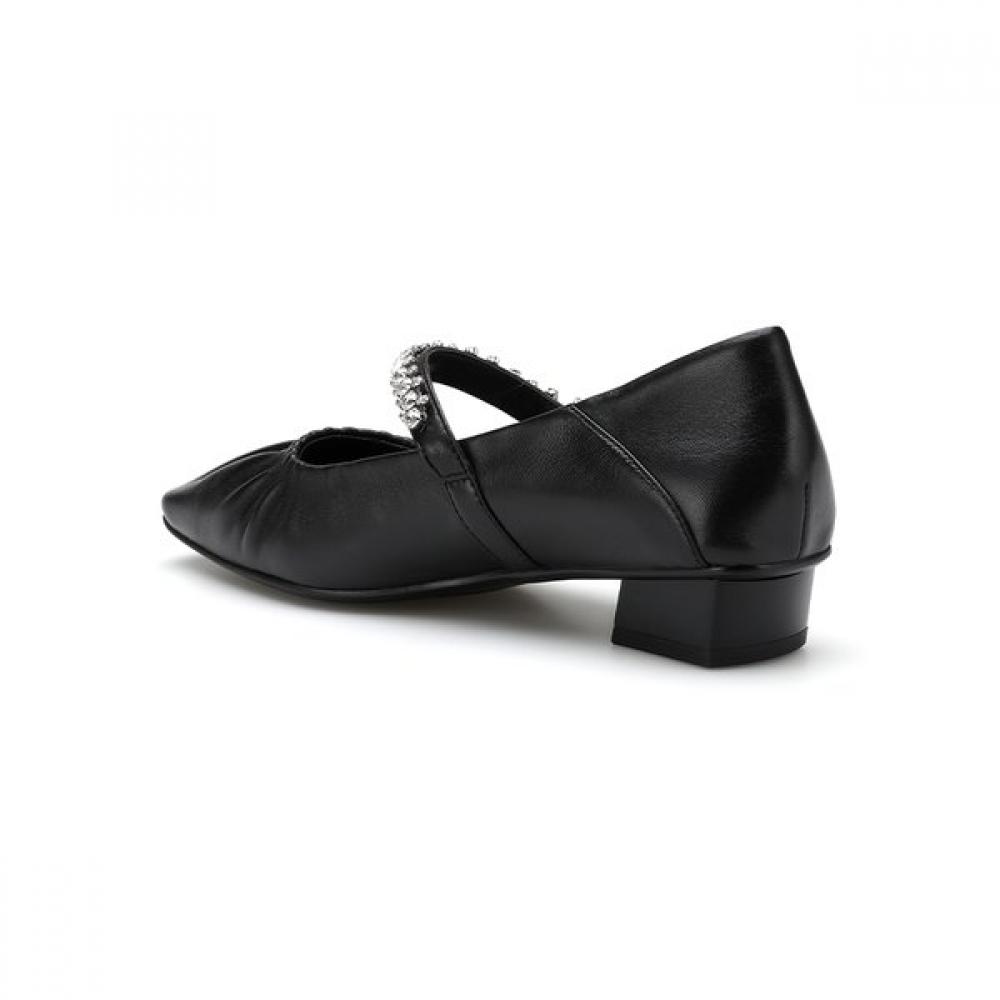 Thommcan Women S Comfort Jewel Mary Jane Sherring ShoeS Black 8tmSt16S1l