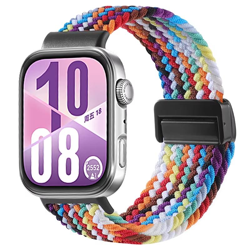 Magnetic band For HUAWEI watch fit 3 4 pro strap Smartwatch Accessories Braided solo loop Bracelet correa huawei watch fit4 band