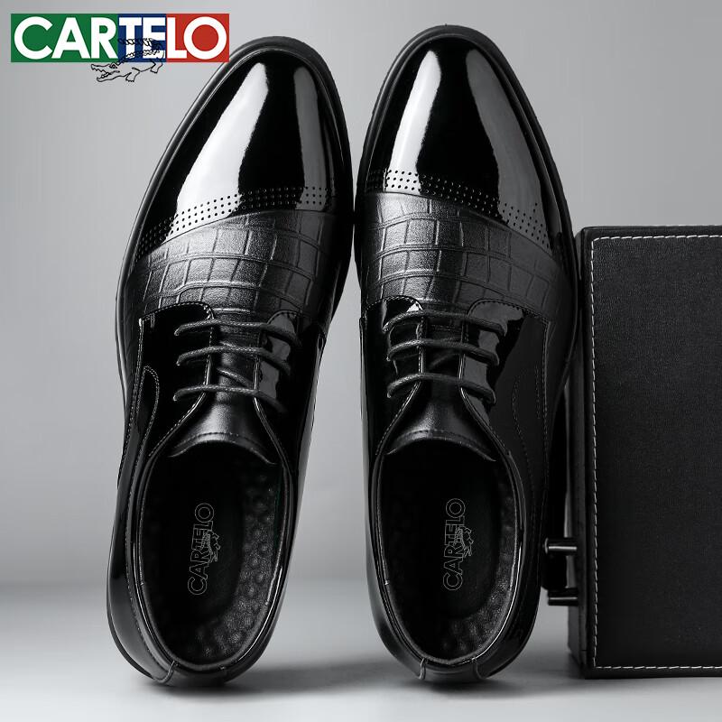 CARTELO Men's Formal Business Derby Shoes