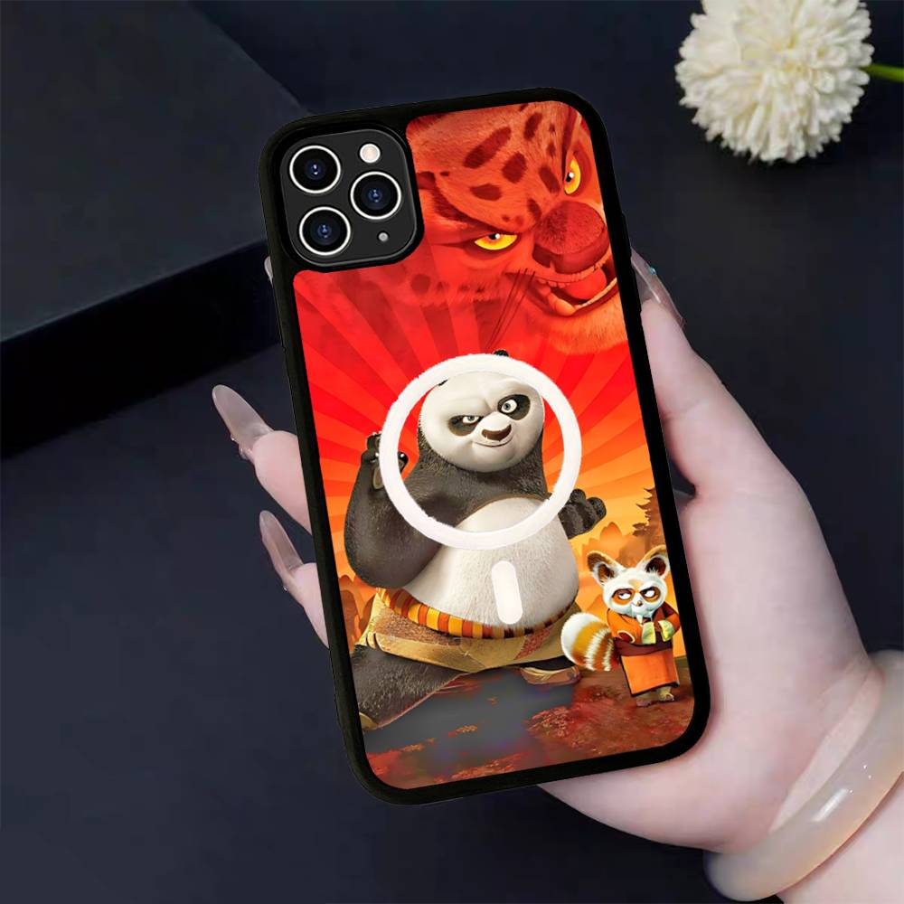 

Movie K-Kung-Fu P-Panda Cool For IPhone 17 Air 16 E 15 14 13 12 11 Pro Max Plus PC Shock TPU Cover For Magsafe Phone Cover iPhone 17pro max
