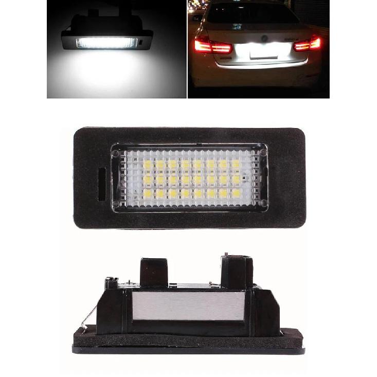 6000k White No Error Led Number License Plate Light License plate Light For BMW E90 E91 E92 E61 E60 E70 E71 License Plate Lights 2