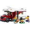 LEGO City Kamper Zabawka Wakacyjna Prezent Urodzinowy Klocki Edukacyjne Chłopcy Dziewczynki Dzieci 6 Lat 7 8 9 Pojazd Miniatura 60454