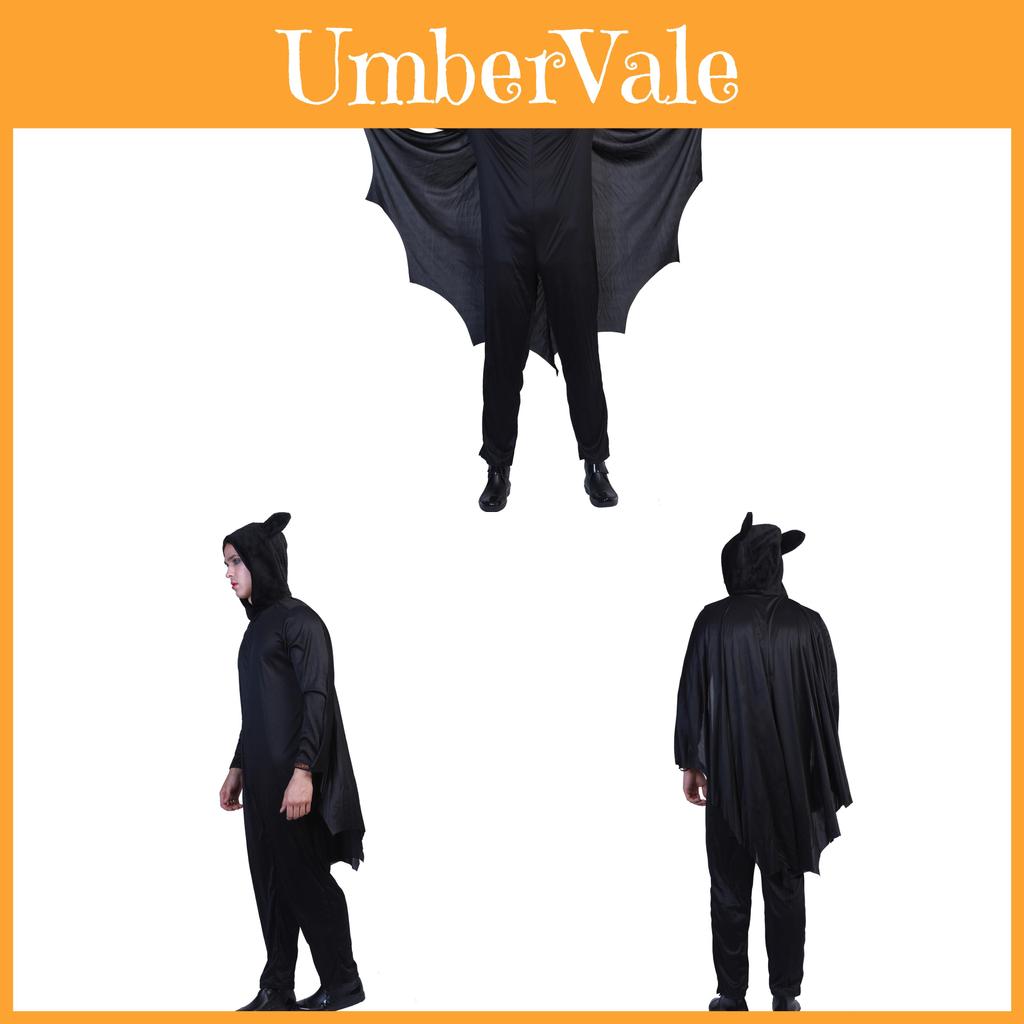 Halloween Bat Cosplay Costume For Men With Polyester Material For Cosplay Events