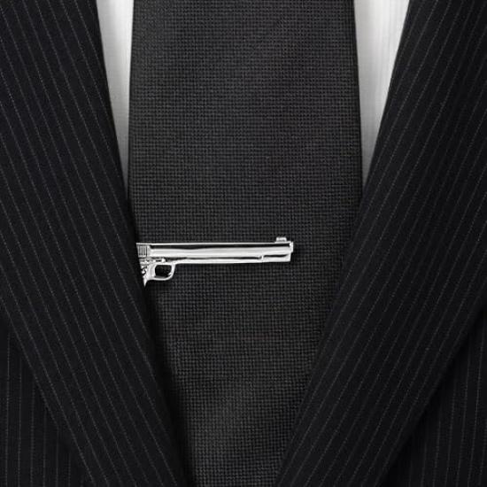 Pistol handgun tie pin tie bar tie pin n02503