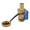 Copper Alloy Valve Brass Drain Valve Long-lasting Construction Temperature Resistant Valve Copper Alloy Drain Valve