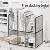 Acrylic Desktop File Pen Holder & Bookshelf Stand