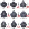 15SizeX2 Ball Joint Boot with Fasten Cable Tie Wrap Glove Suspension Steering Dust Cover Track End Rod Linkage Joints Boots Replacement