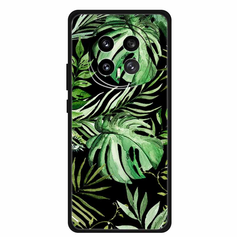 Black Silicone Case For Honor Magic8 Pro Case Cartoon Cat Soft Back Cover For Honor Magic 8 5G Pro Phone Case Coque Funda Para