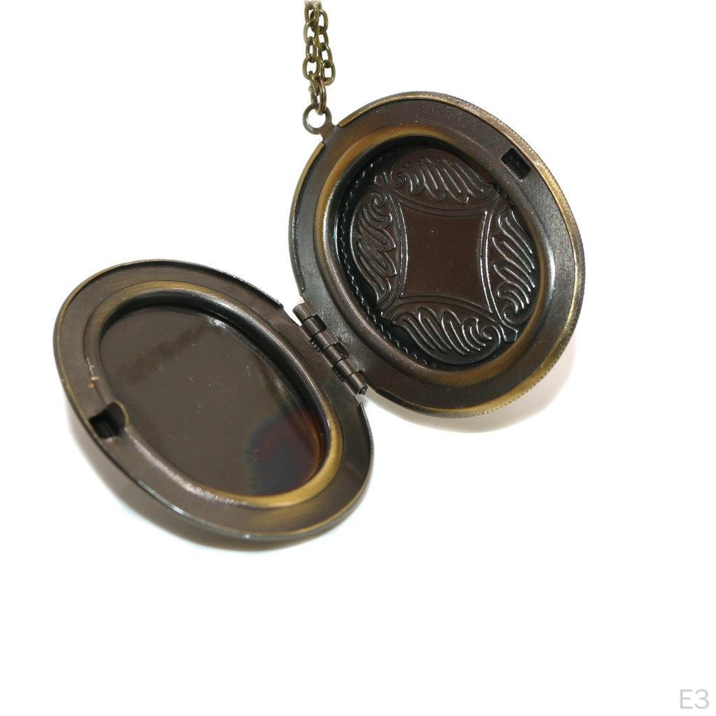 Style Lady Necklace Photo Perfume Chain Charms Decor