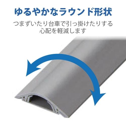 ELECOM Wiring Mall 1m PVC External Width Approximately 30mm Storage Estimated 1 Cable Gray LD-GA1207/LG