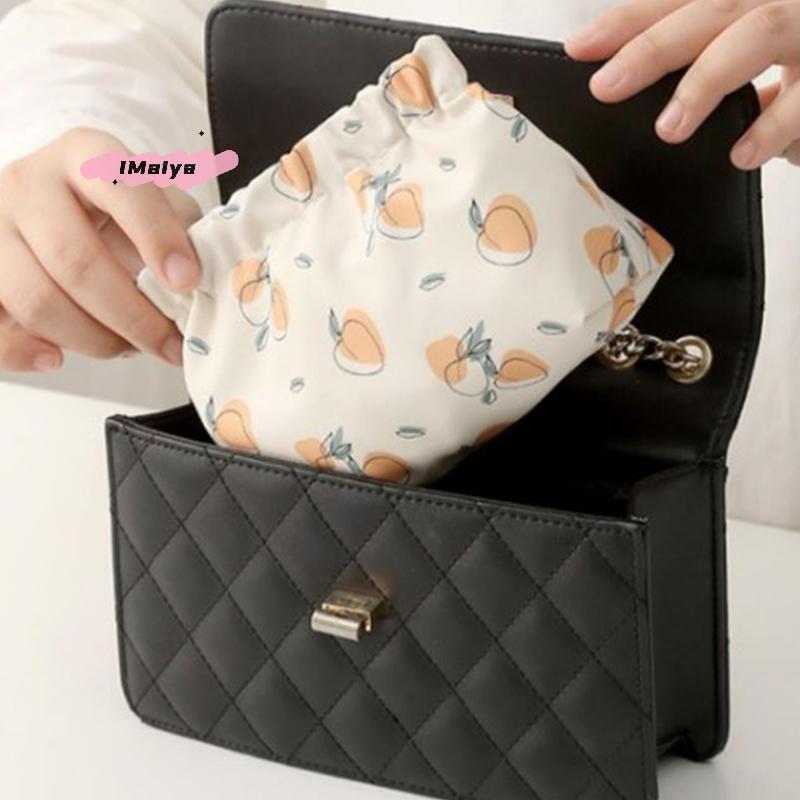M-Women Sanitary Napkin Tampon Storage Bag Portable Waterproof Organizer Pouch Cartoon Pattern Mini Sanitary Napkin Bag