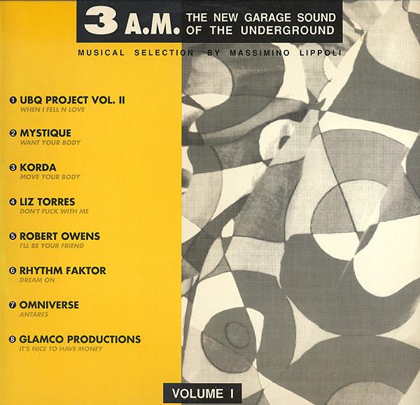 LP Record VARIOUS  3 A.m. The New Garage Sound Of The  DV33001 DVISION 1991 Italy Dance  Electronica Used