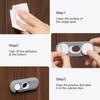 Home Refrigerator Lock Multi-Function Drawer Locks For Kids Security Protection Baby Anti-Pinch Hand Cabinet Door Buckle