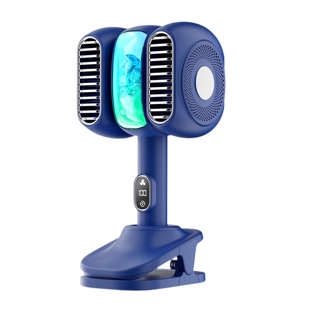 Portable USB Clip On Fan Strong Wind Desk Fan Camping Home Camping Backpacking Car Personal Fan with Clip Rechargeable Mini Fan