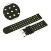 Silicone Strap Pacific 20 Mm U12 Black-green
