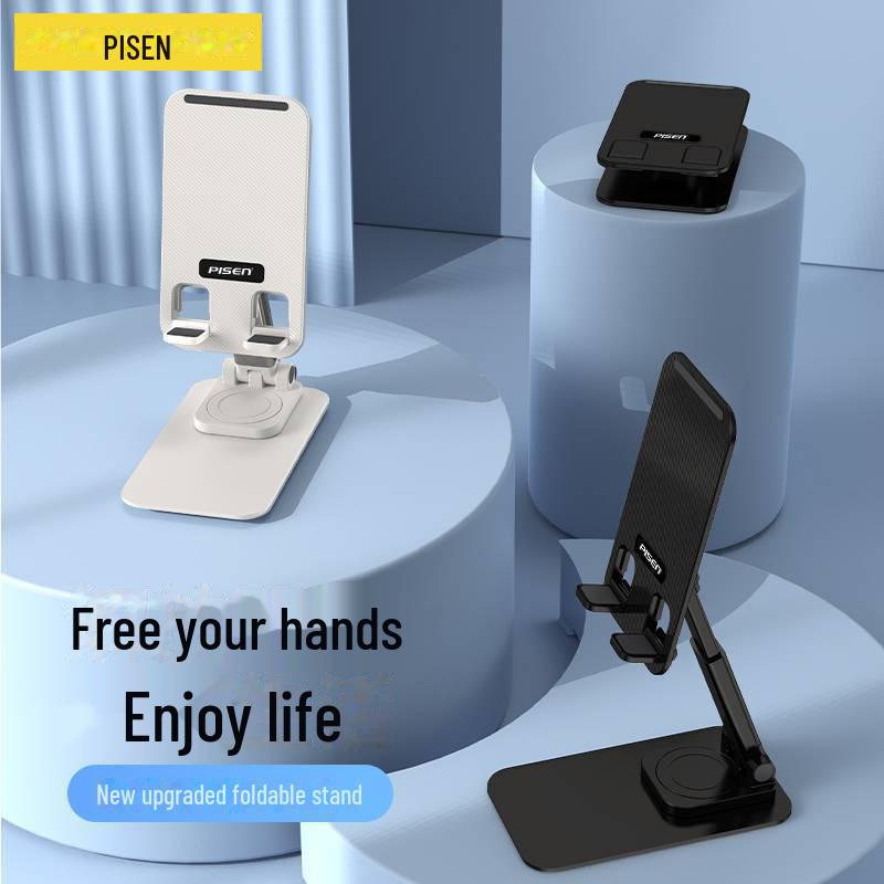 PISEN Mini Retractable Desktop Stand for Phones & Tablets