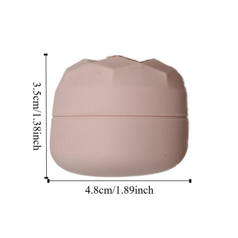 2PCS Portable Silicone Storage Box Silicone Storage Box Empty Cosmetics Box  Outdoor