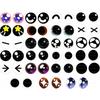 25Pairs 6/8/10mm Doll Glass Eye Round Dragon Cat Eyes In Pairs Flatback Cabochons Decoration Keychain DIY Accessories