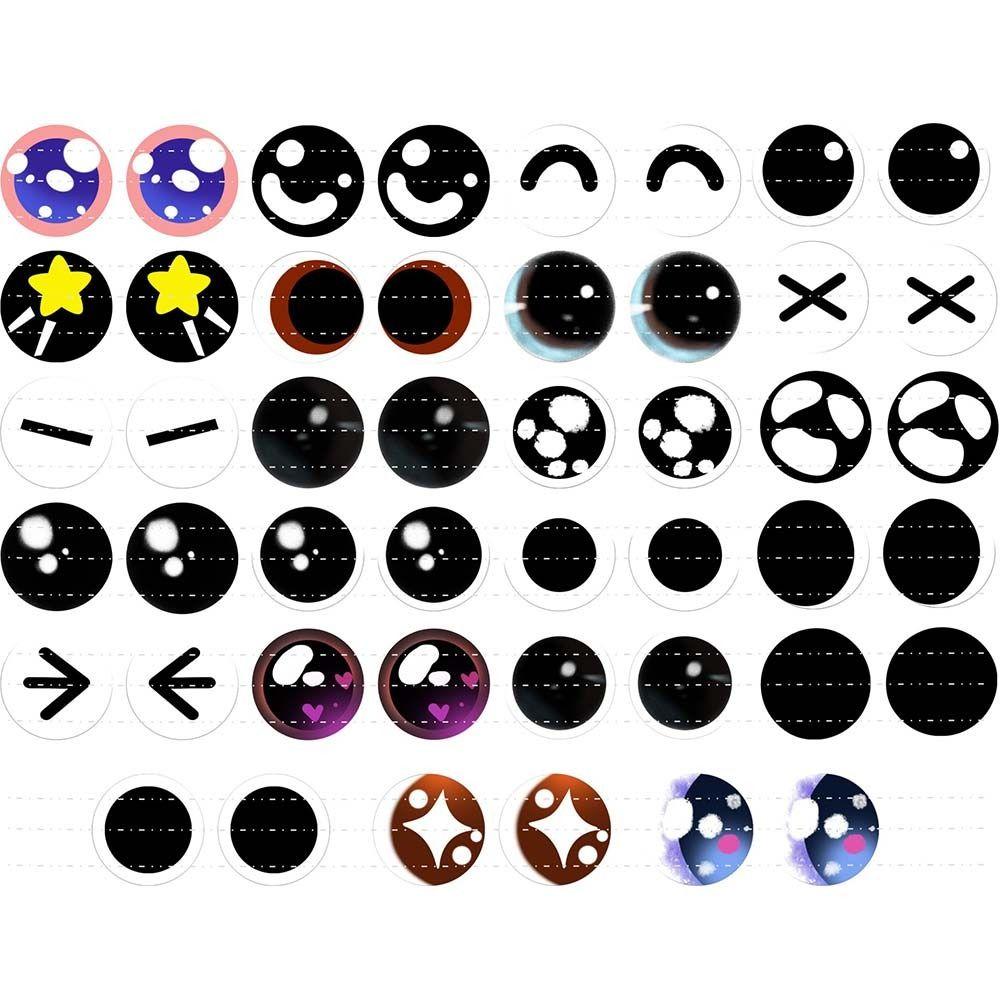 25Pairs 6/8/10mm Doll Glass Eye Round Dragon Cat Eyes In Pairs Flatback Cabochons Decoration Keychain DIY Accessories