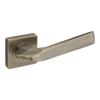 DH87 Door Handle, Erba, Basic Line, Square Plate, Antique Gold
