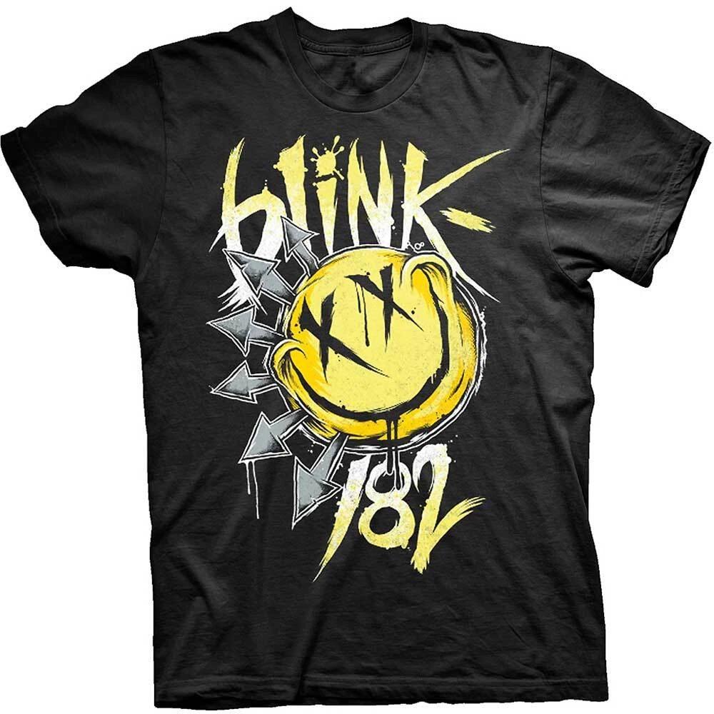 Blink 182 Big Smile Official Casual TShirt Mens and Womens Luxury Brand Top M
