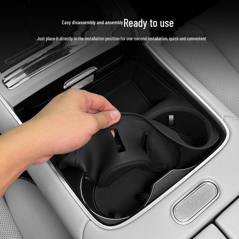 Zhijie S7 Cup Holder Cover: Shock-Absorbing, Anti-Slip Car Protective Pad and Interior Accessory