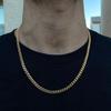 Classic Men Necklace Width 3 To 7 MM Stainless Steel Long Necklace For Men Women Chain Jewelry
