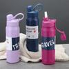 Mode Macaron Smart Sport Wasserbecher Große Kapazität Thermosbecher Studenten Kessel Outdoor Edelstahl Thermosbecher