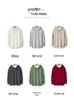Men's Thick Warm Knit Wool Hoodie - Casual Loose-Fit Sweater for Autumn & Winter