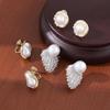 Vintage French Pearl No-Pierce Earrings: Elegant Luxury Clip-ons for Women