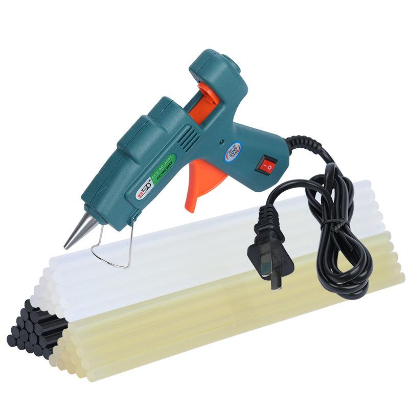 Hot Melt Glue Gun with Bracket Hand Electric Melt Glue Gun Hot Melt Glue Gun Plug-in High-temperature Glue Gun