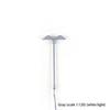 Model Railway Light Table Scene Supplies Mini Train Lamppost Material Accessories Voltages 3V Metal LED Lamps Decorations