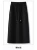 Soft & Fluffy Wool-Blend Mid-Length High-Waisted Slim-Fit Skirt for Women - 2025 Winter Collection
