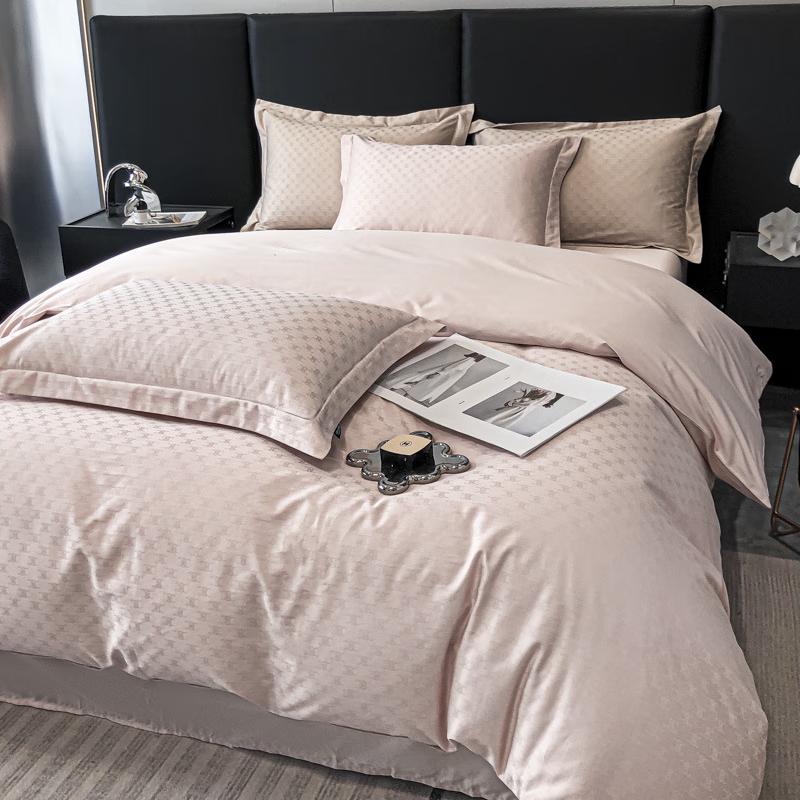 Lilang 200TC Flat Sheet 4-Piece Bedding Set