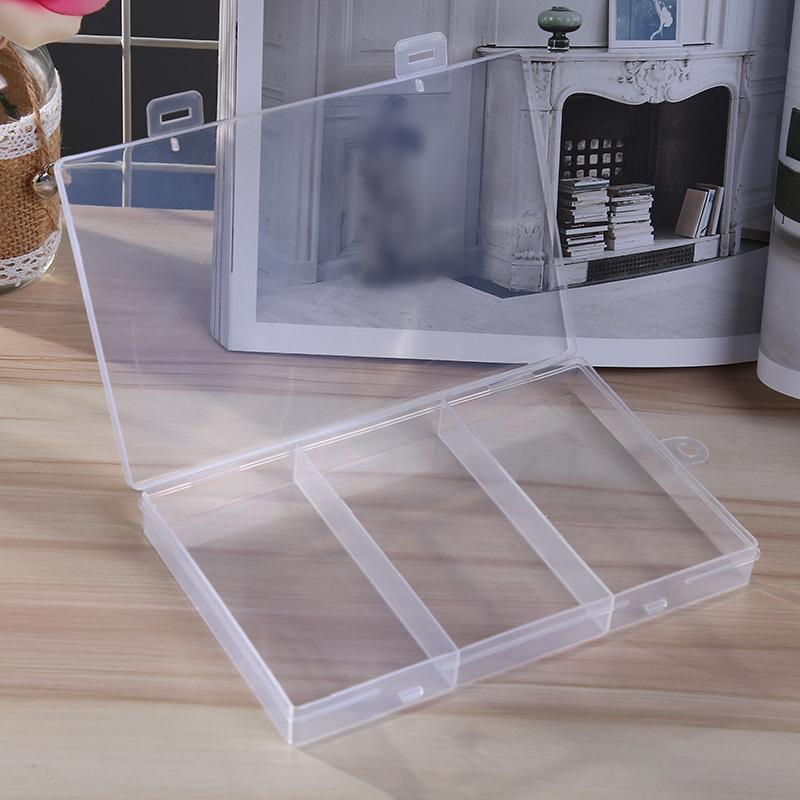 Storage Box Plastic Transparent Multifunctional With cover Space saving