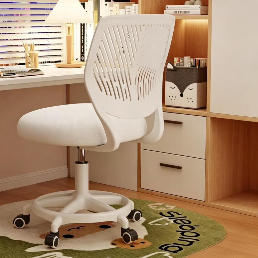 Ergonomischer Komfortabler Drehstuhl Bürostuhl Zuhause Student Rückenlehnenstuhl Hebbare Stühle Armlehnen Verstellbar für Zuhause