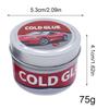 75/100g Colla Adesiva a Freddo Tirabolli Strumenti di Riparazione con Colla a Freddo Riparazione Carrozzeria Auto Adesivo a Freddo per Riparazione Rapida Compatto