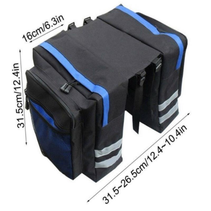 Taška na jízdní kolo Zadní nosič Zavazadla Zadní sedadlo Oboustranné Cyklistické Vysokokapacitní Odolné Praktické Cestovní Tašky do kufru