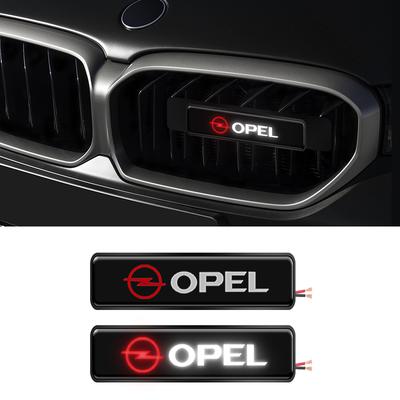 Insignia Pegatina Parrilla Delantera de Coche Emblema Parrilla Frontal de Coche Emblema con Luz LED Para Insignia Astra Antara Meriva Zafira H G Corsa b