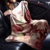 1pc rabbit flowers blanket Lightweight Flannel Throw for Sofa Bed Travel Camping Livingroom Office Couch Chair