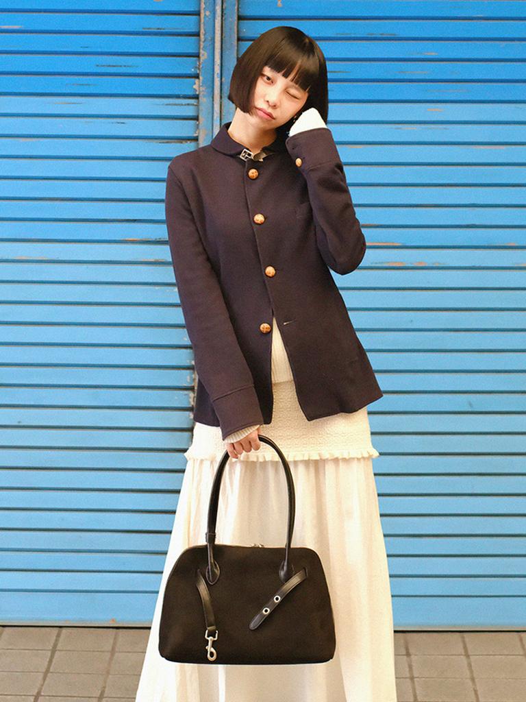 Denu [Outlet] Noa Bag [Suede Black]