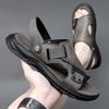 Fashion Sandals For Men 2024 New Fashion Summer Anti Slip Soft Sole Retro Dual Purpose Sandals And Slippers Outdoor Beach Shoes For Men