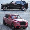 1:24 Alloy Rolls Royce Cullinan XM Model Diecast Toys Cars 6 Doors Opened Vehicles Pull Back Light Music Miniature Car Kids Gift
