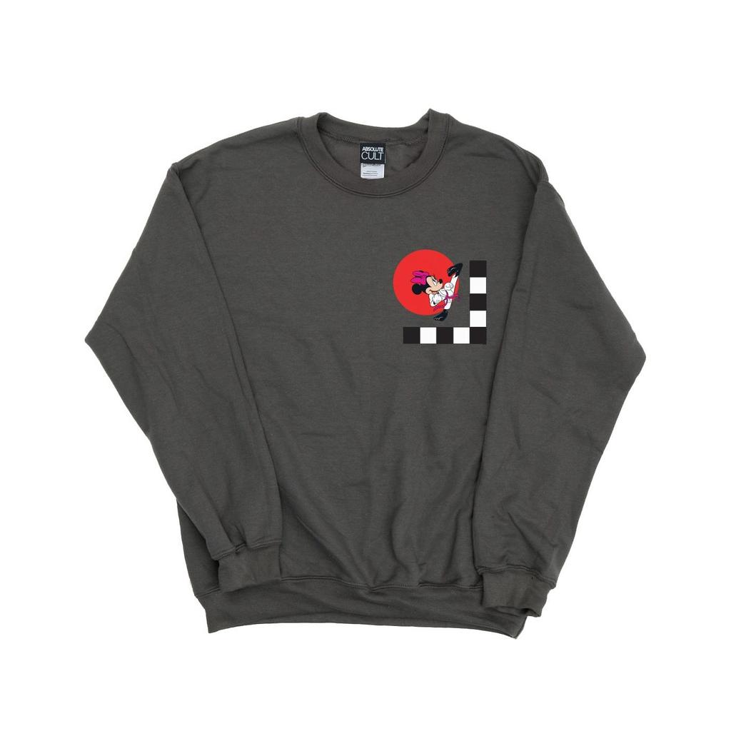 Disney Mens Minnie Mouse Karate Kick Sweatshirt