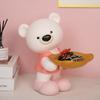 Home Decor Sculptures & Figurines Decorations Pacifier Bear Desk Storage Ornaments Living Room Resin Animal Statue