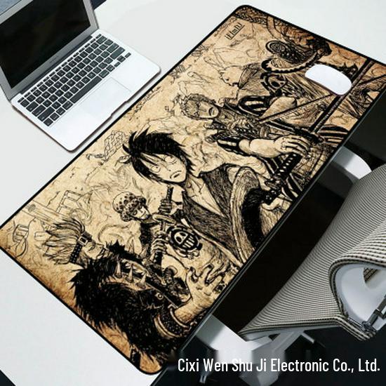 LOL Chicken Eating Gaming Mouse Pad with Shortcut Keys - Large Desk Pad for Office or Internet Cafe, Customizable Gift